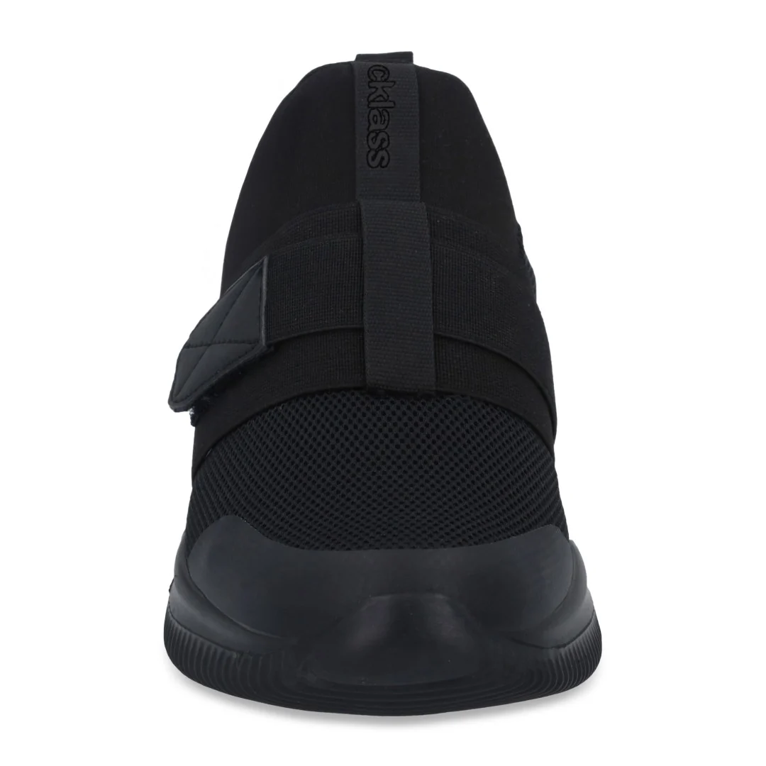 TENIS DE PISO NEGRO CON ELÁSTICO Y CONTACTEL 32553 - Image 3