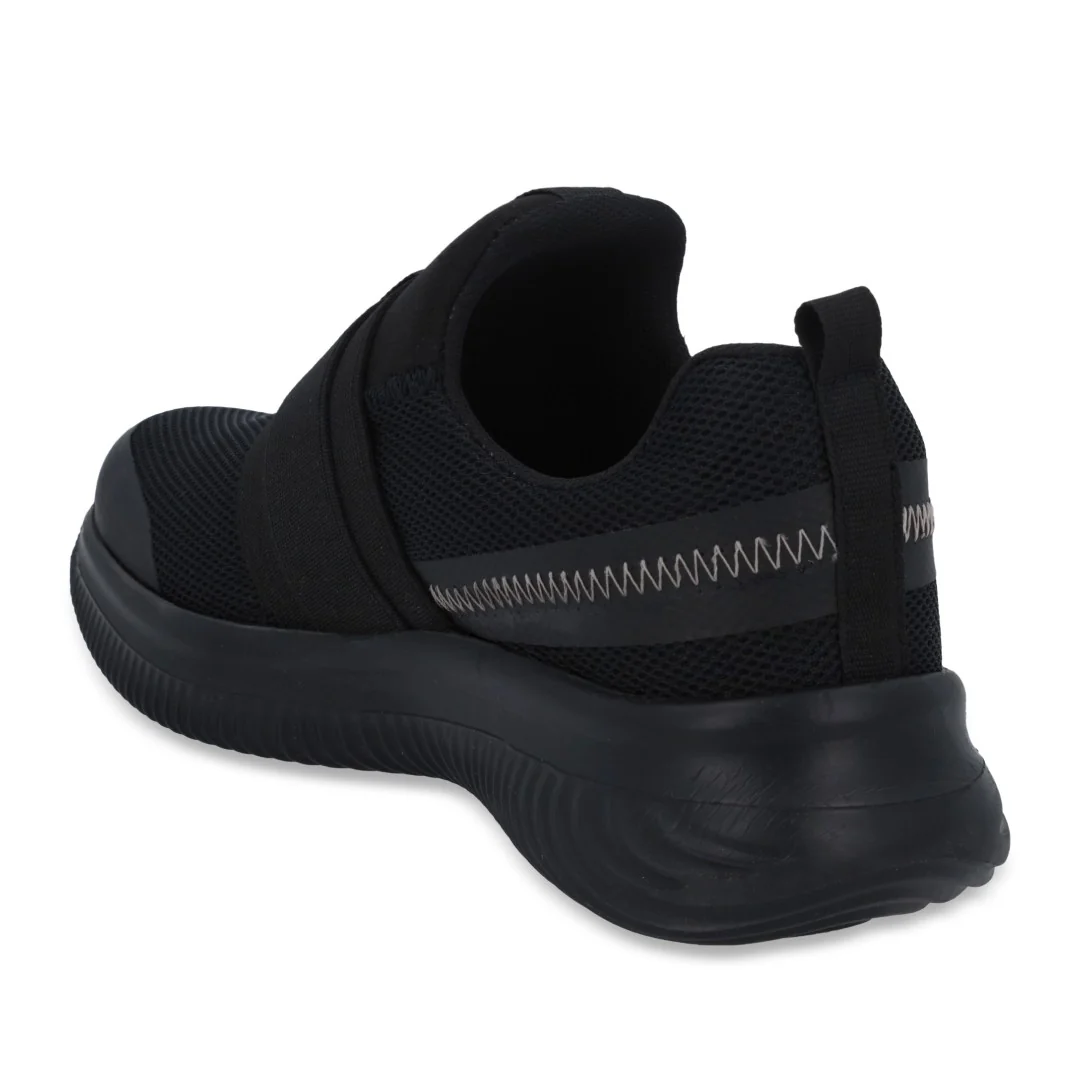 TENIS DE PISO NEGRO CON ELÁSTICO Y CONTACTEL 32553 - Image 4
