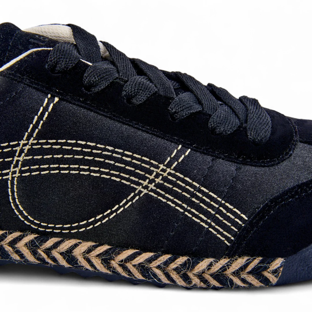 TENIS DE PISO NEGRO DETALLE DECORATIVO 09796 - Image 6