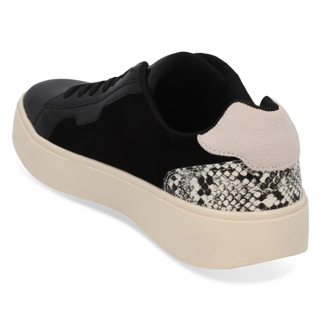 TENIS DE PISO NEGRO ESTAMPADO 56224 - Image 3