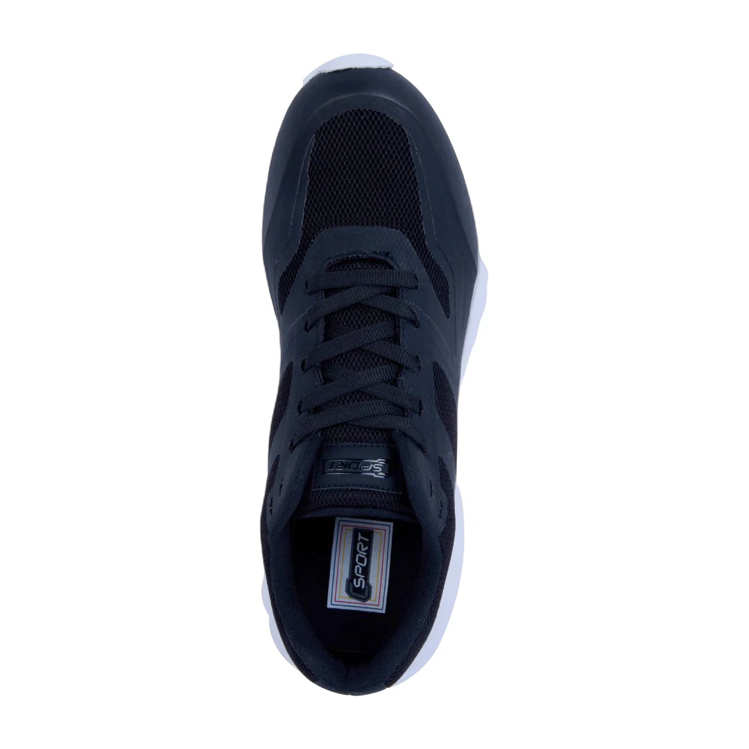 TENIS DE PISO NEGRO TEXTIL 04657 - Image 5