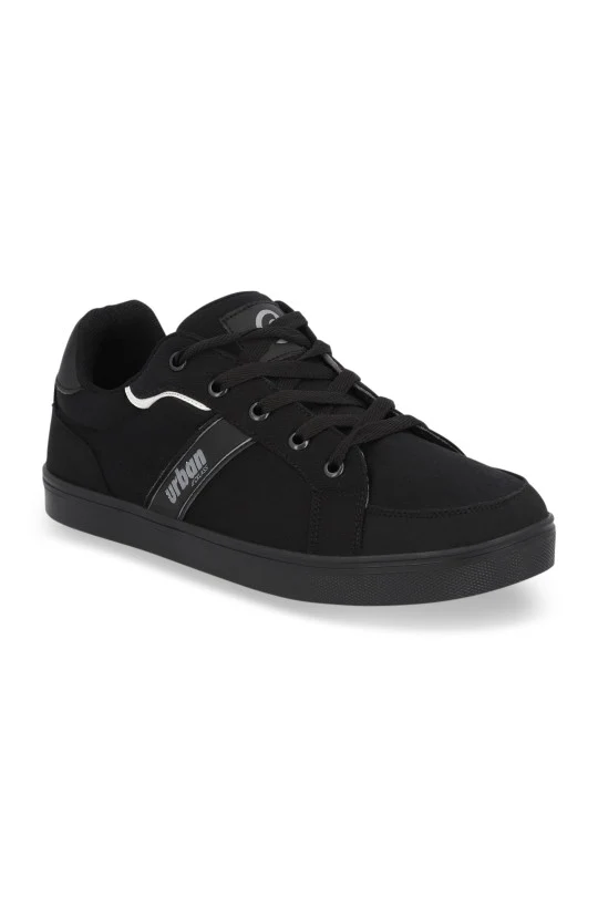 TENIS DE PISO NEGRO TEXTIL 47519