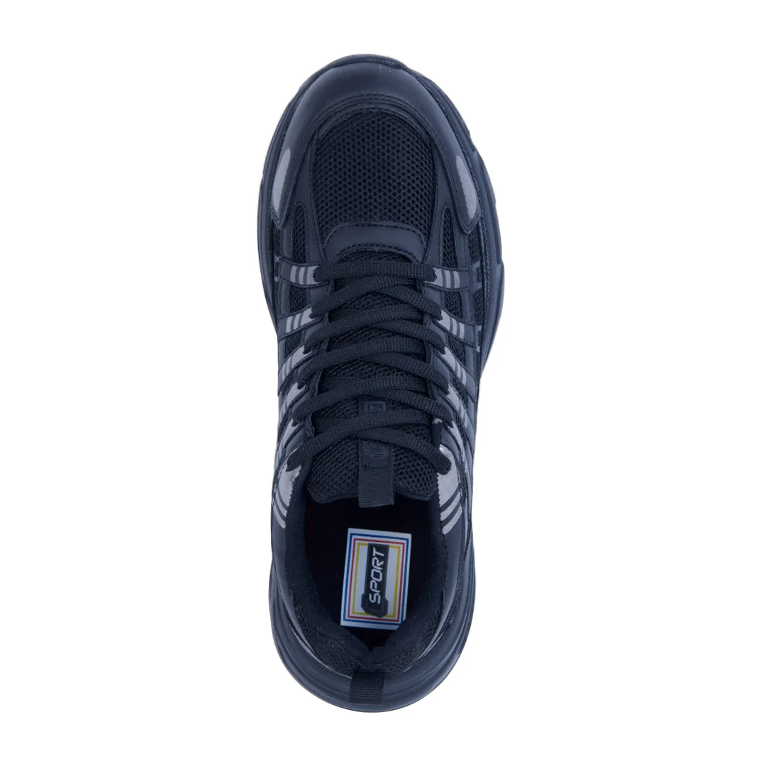 TENIS DE PISO NEGRO TEXTIL 58717 - Image 5
