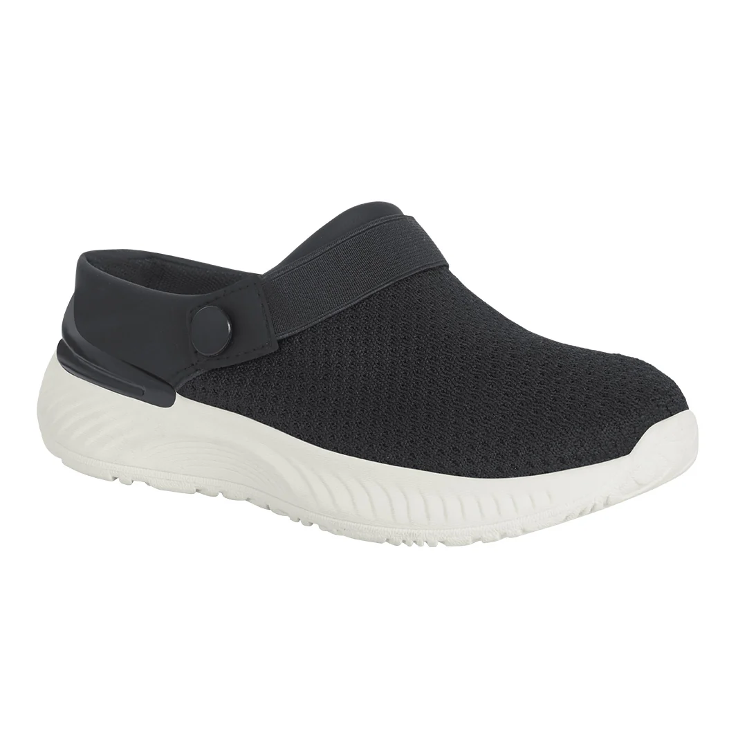 TENIS DE PISO NEGRO Y ROSA MUJER DUO 616 - Image 3