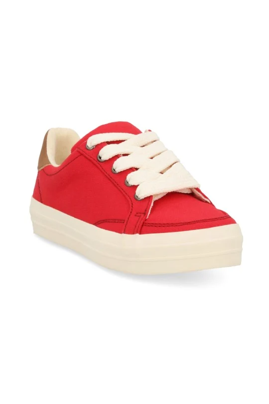 TENIS DE PISO ROJO CON CINTAS 50206 - Image 2