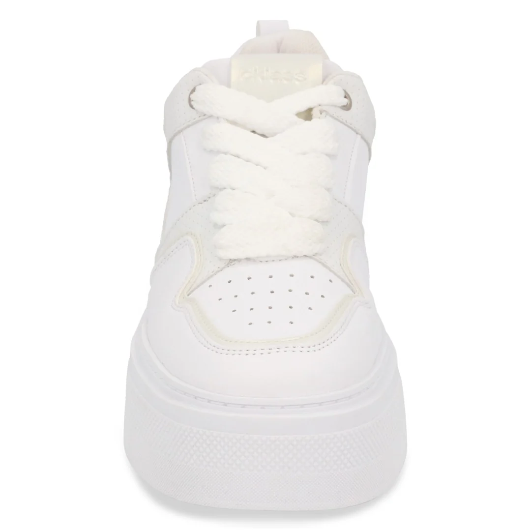 TENIS DE PLATAFORMA BLANCO AGUJETAS 50508 - Image 4