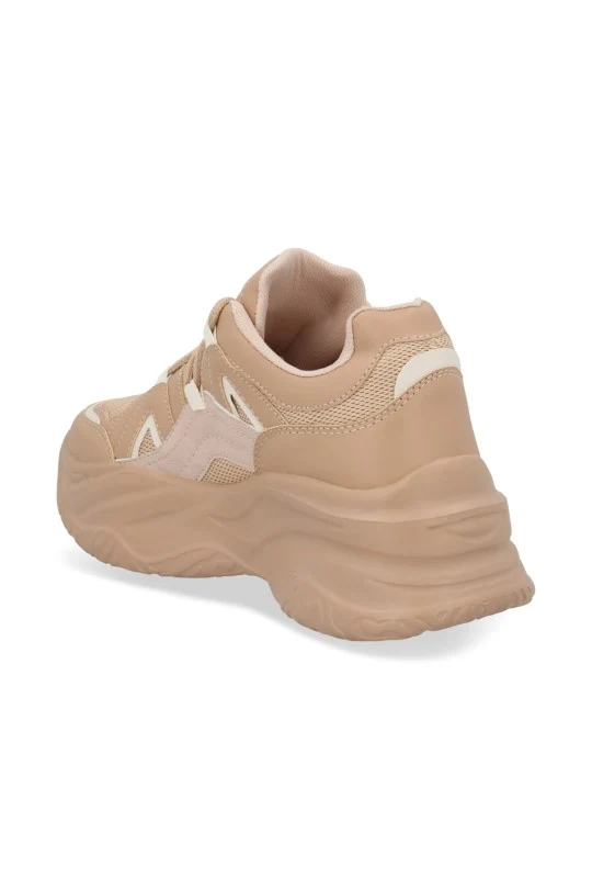 TENIS DE PLATAFORMA CAFÉ CON CINTAS 50003 - Image 4