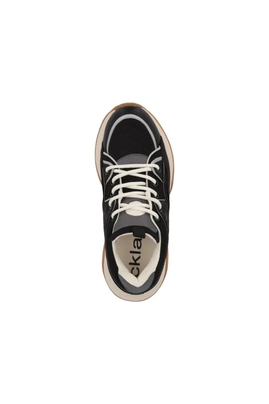 TENIS DE PLATAFORMA NEGRO CON CINTAS 20751 - Image 4