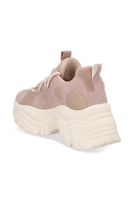 TENIS DE PLATAFORMA ROSA CON CINTAS 12569 - Image 3