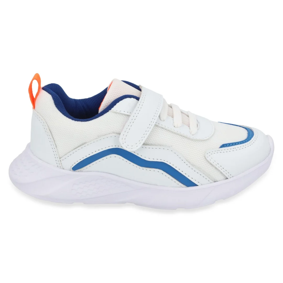 TENIS DEPORTIVO BLANCO Y MARINO CON ADORNO DUO 716 - Image 3