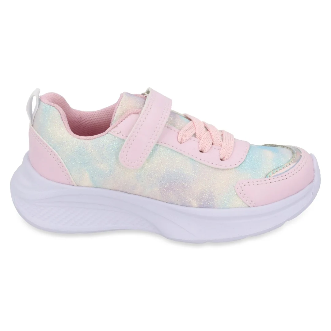 TENIS DEPORTIVO BLANCO Y MULTICOLOR CON ADORNO DUO 688 - Image 9
