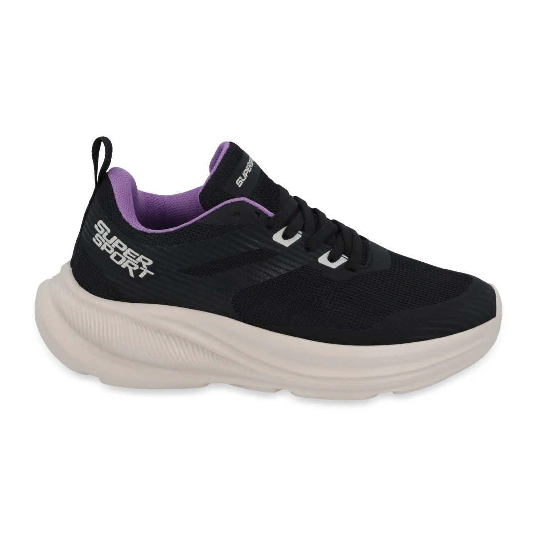 TENIS DEPORTIVO DE DAMA EN COLOR NEGRO 60365 - Image 2
