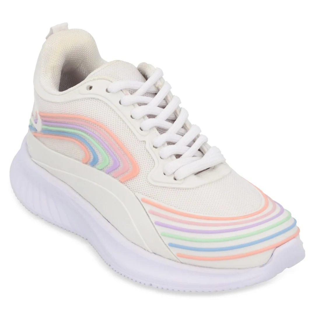 TENIS DEPORTIVO MULTICOLOR CON ADORNO 53401