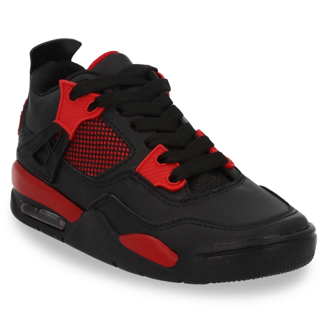 TENIS DEPORTIVO NEGRO CON ADORNO 35739