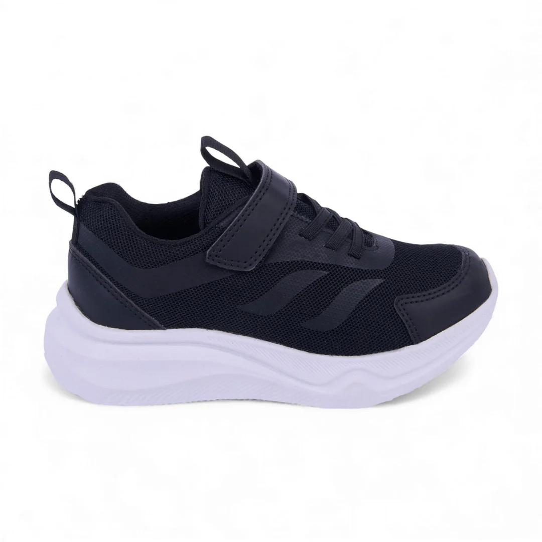TENIS DEPORTIVO NEGRO TEXTIL 07738 - Image 2