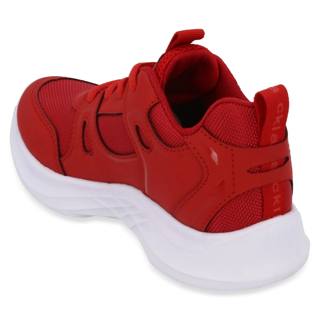 TENIS DEPORTIVO NEGRO Y ROJO DUO 714 - Image 10