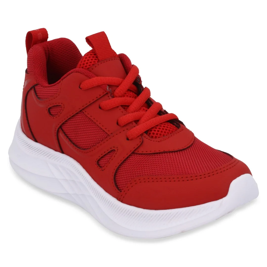 TENIS DEPORTIVO NEGRO Y ROJO DUO 714 - Image 8