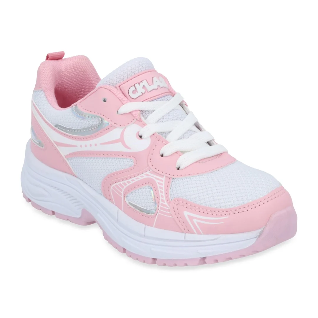 TENIS DEPORTIVO ROSA CON ADORNO 03875