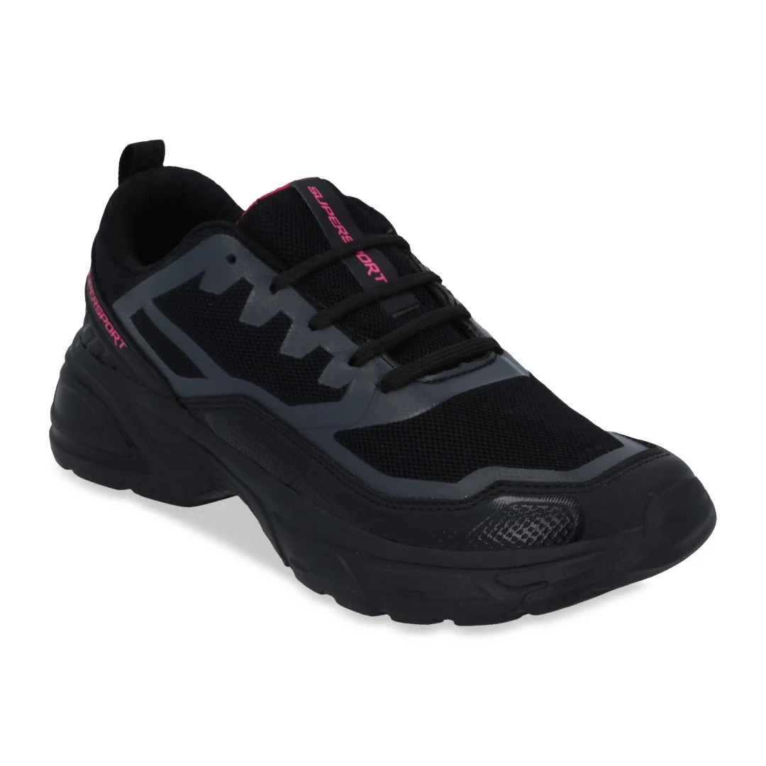 TENIS DEPORTIVO SUPERSPORT NEGRO DAMA 68354