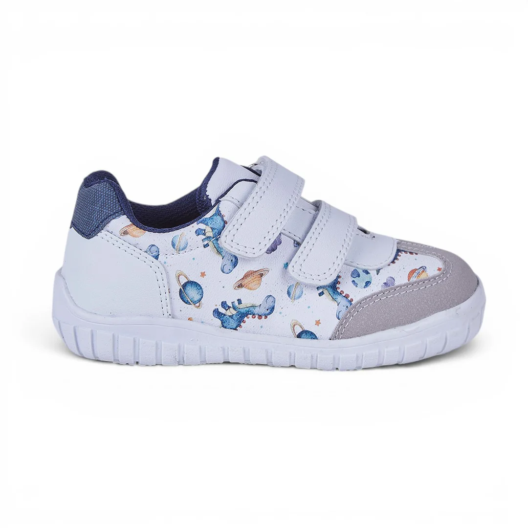 TENIS ESTAMPADO CON CONTACTEL BLANCO 07737 - Image 2