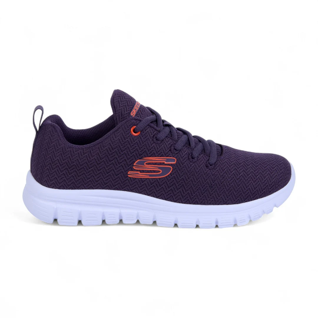 TENIS SKECHERS MORADO 65248 - Image 2