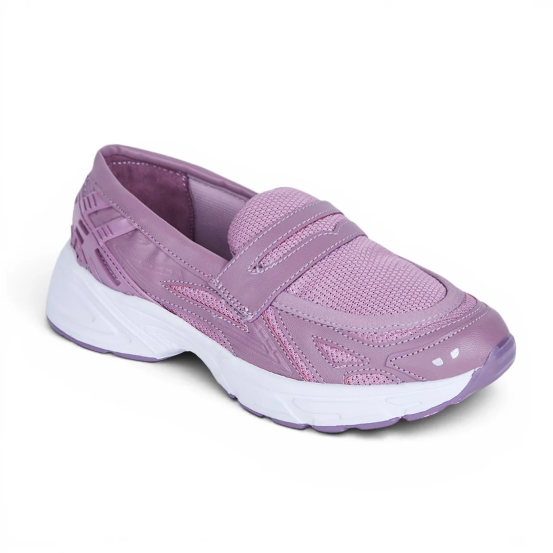 TENIS SLIP ON DE PISO MAUVE 04531