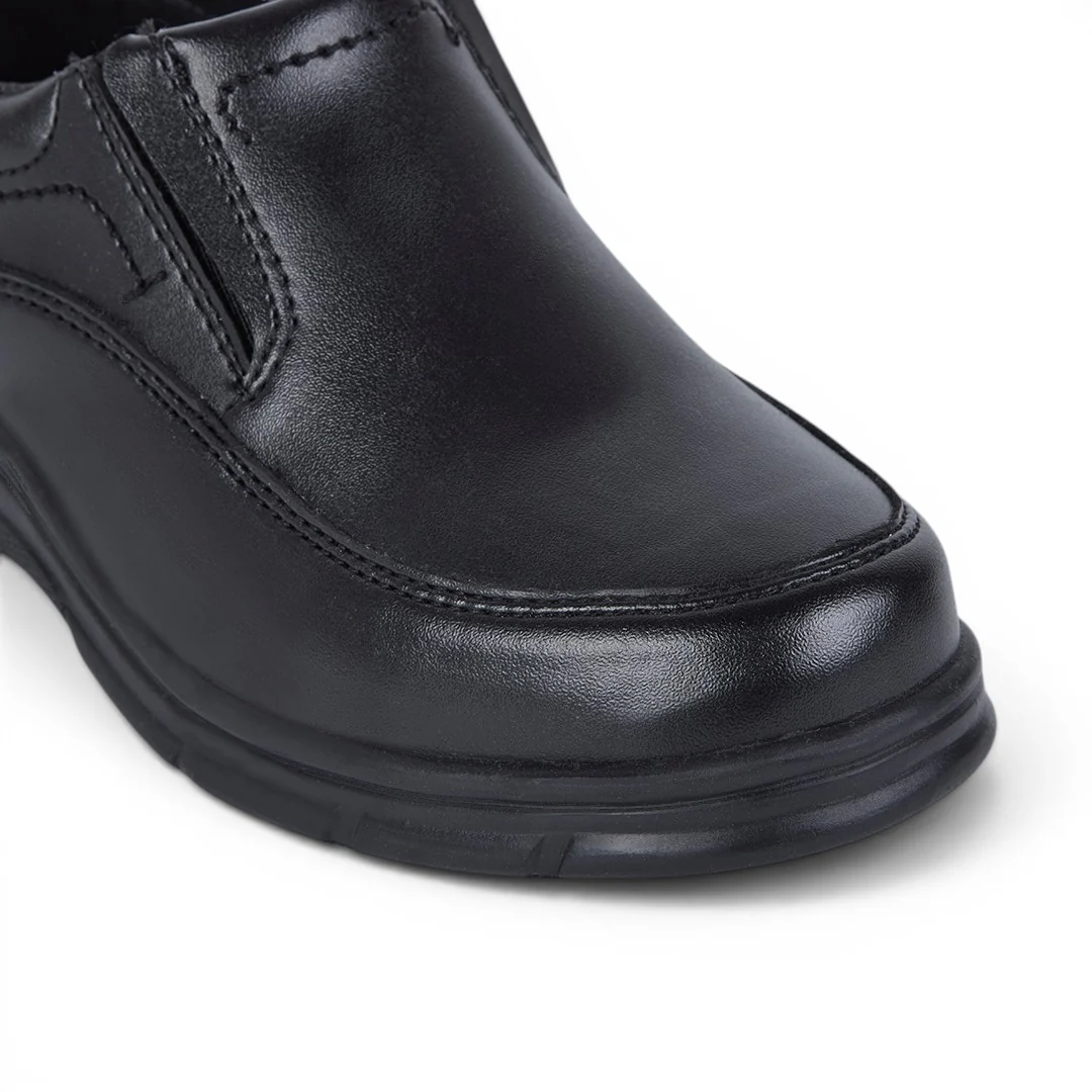 TENIS SLIP ON DISEÑO LISO SUELA GRUESA NEGRO 65399 - Image 6