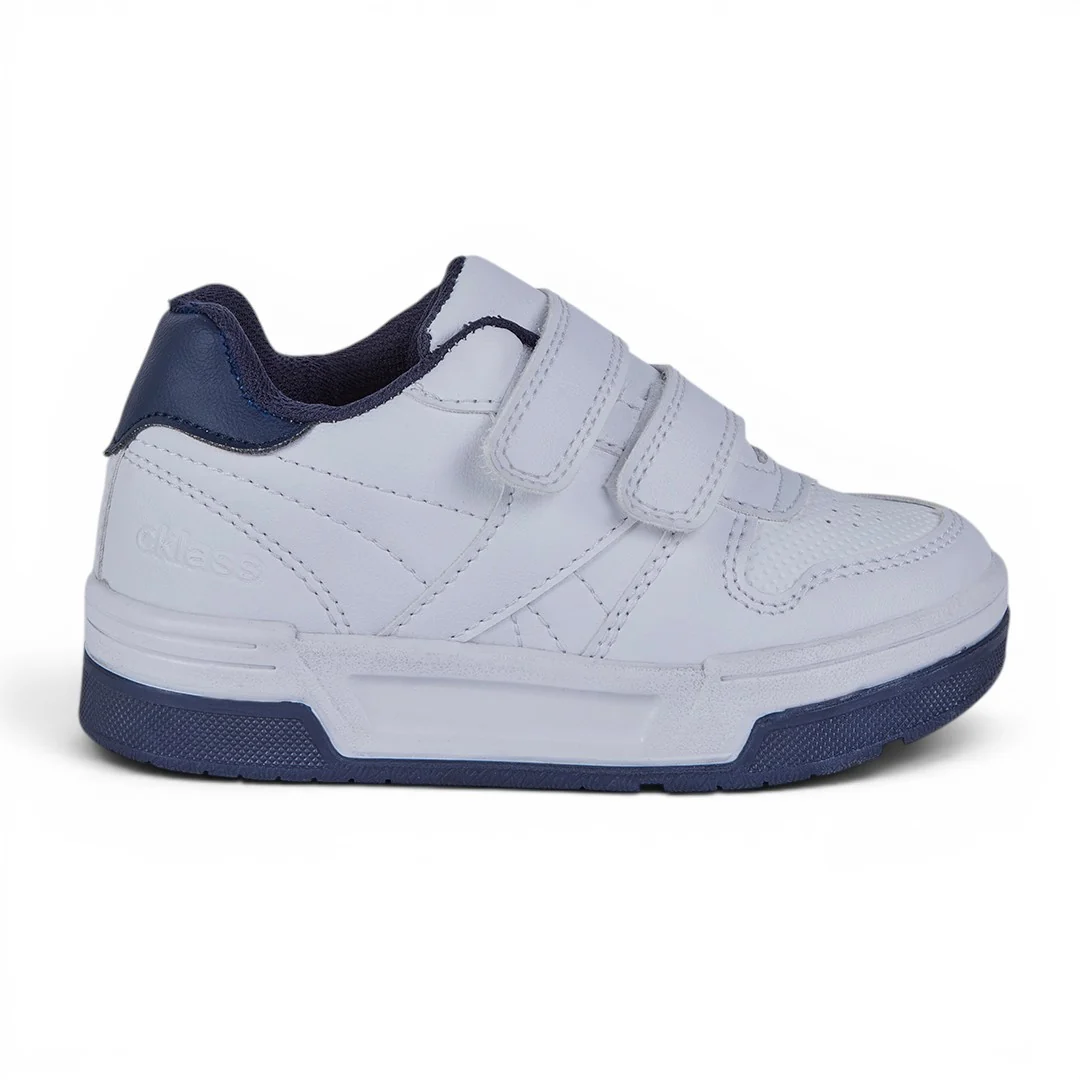 TENIS TRIPLE CONTACTEL DETALLE AZUL BLANCO 72235 - Image 2