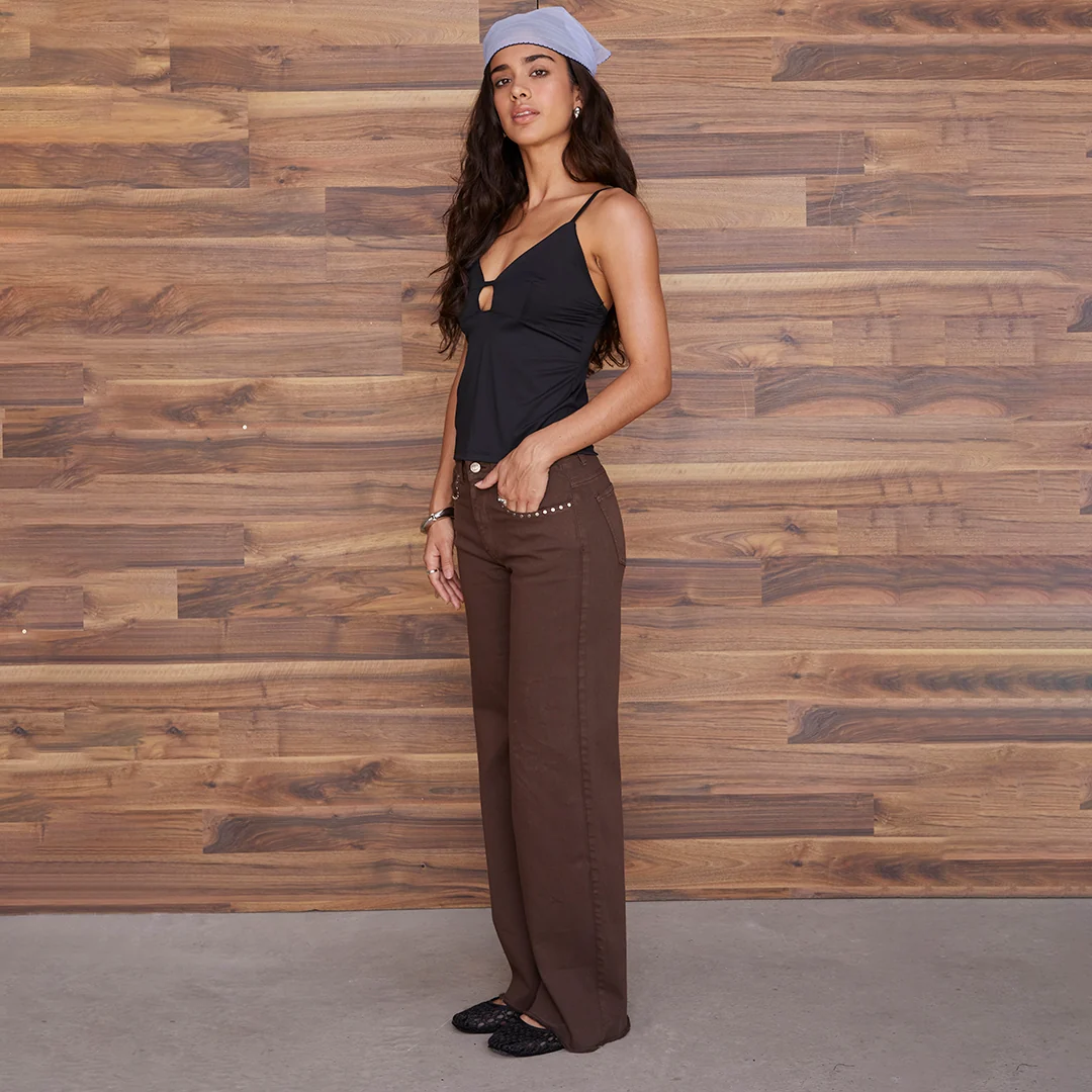 TOP NEGRO ESCOTE PROFUNDO 52249 - Image 2