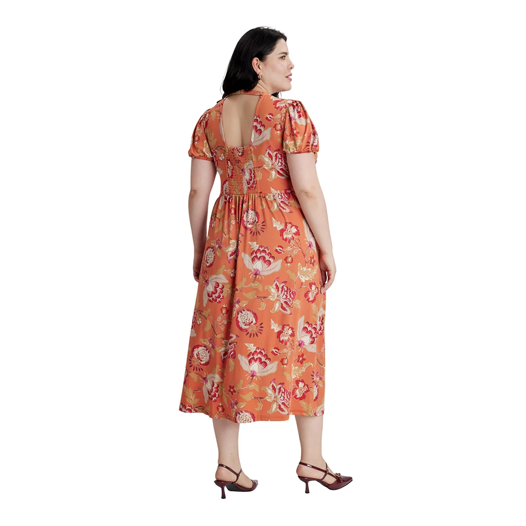 VESTIDO MULTICOLOR MIDI TACTO SUAVE 99495 - Image 4