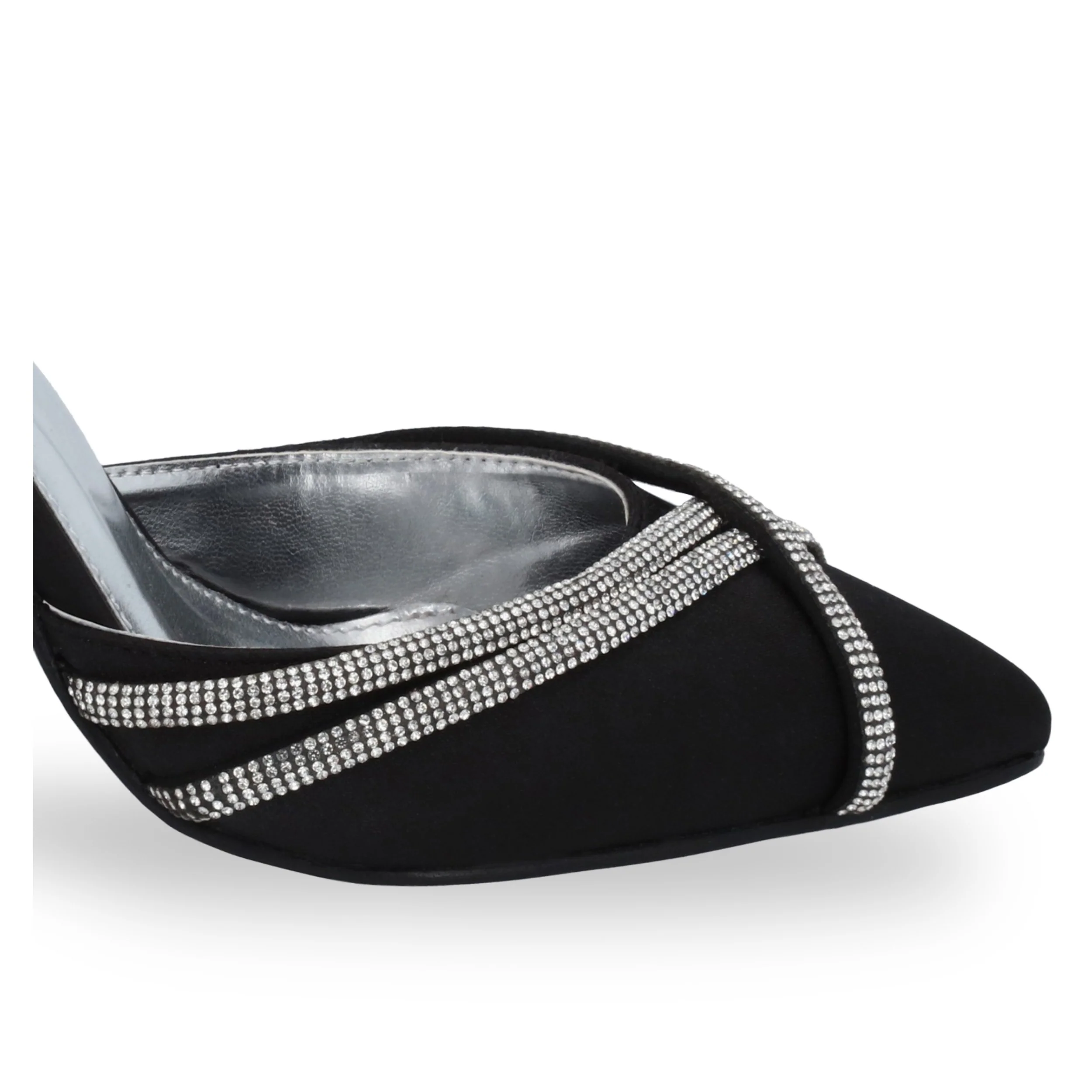 ZAPATILLA DE TACÓN 10CM MUJER NEGRO CON BRILLOS 32421 - Image 6