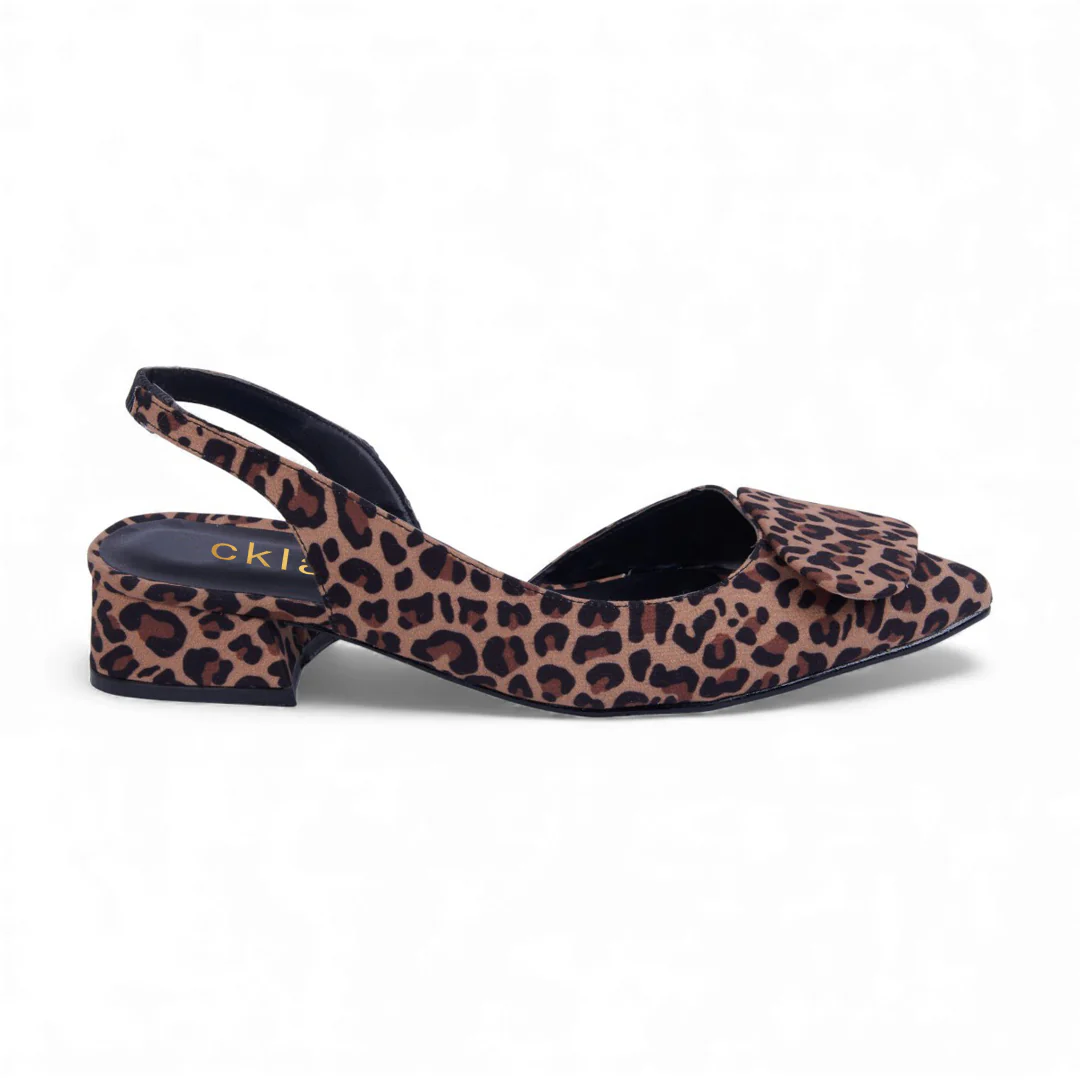 ZAPATILLA DE TACÓN ANIMAL PRINT CON PULSERA 29144 - Image 2