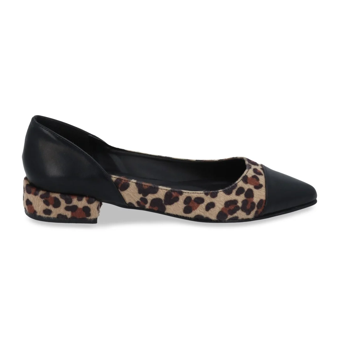 ZAPATILLA DE TACÓN ANIMAL PRINT EN PUNTA 06092 - Image 2