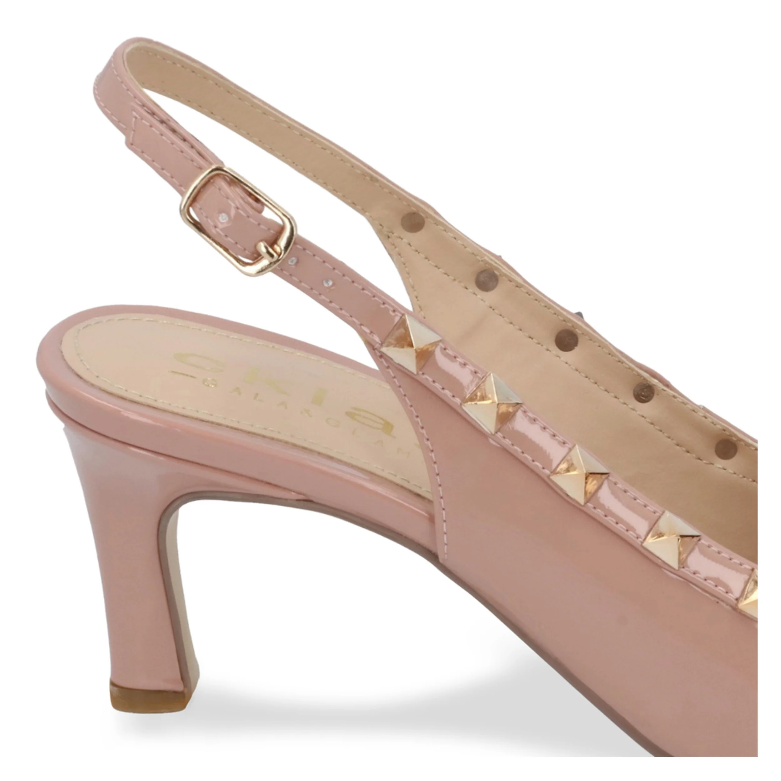 ZAPATILLA DE TACÓN BEIGE 7CM MUJER DESTALONADA 48922 - Image 6