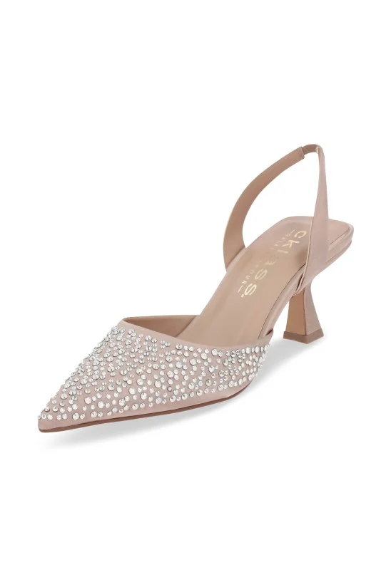ZAPATILLA DE TACÓN BEIGE DESTALONADO 05046