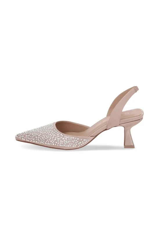 ZAPATILLA DE TACÓN BEIGE DESTALONADO 05046 - Image 2