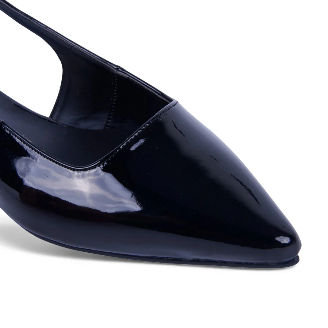 ZAPATILLA DE TACÓN NEGRO METÁLICA 04151 - Image 6