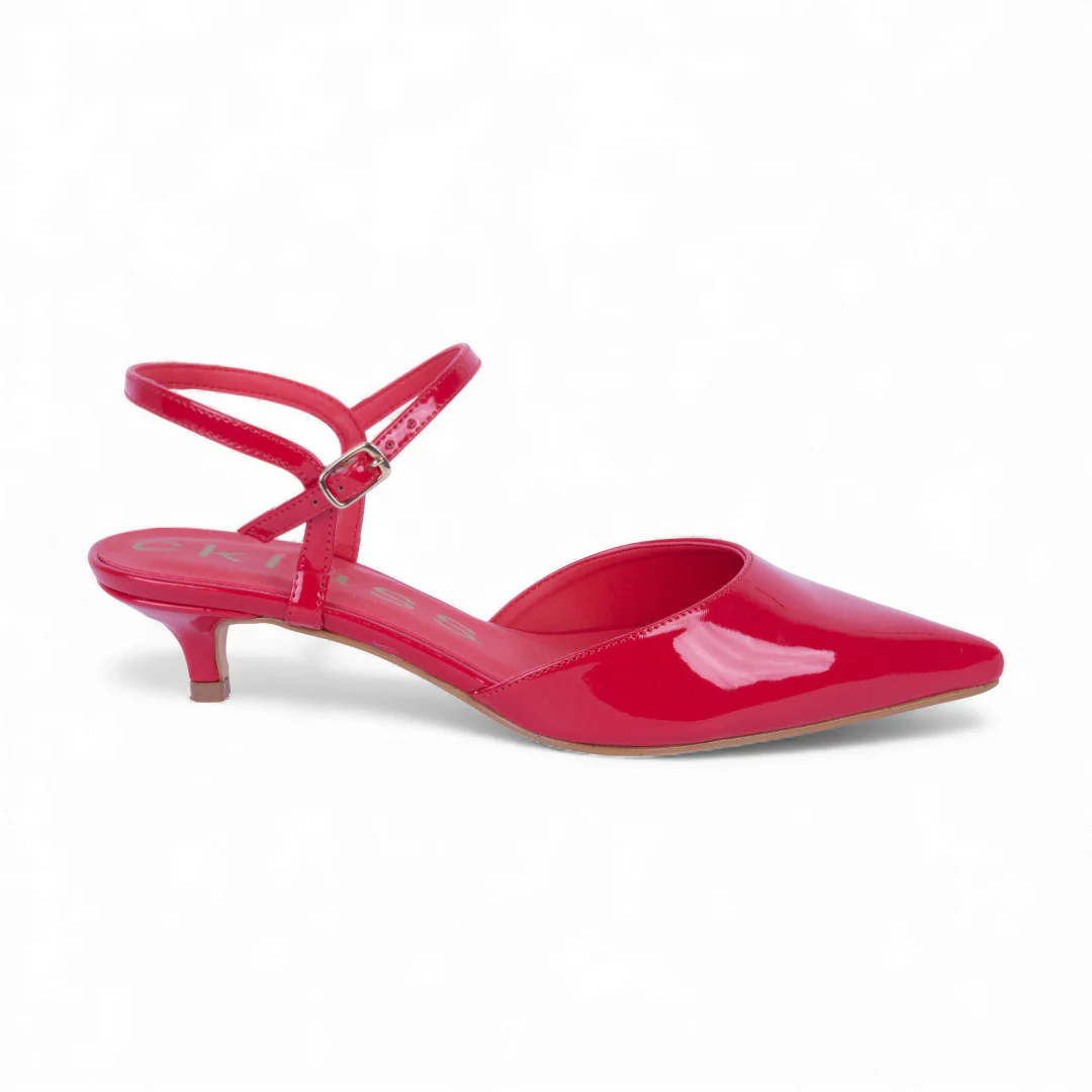 ZAPATILLA DE TACÓN ROJO DESTALONADO 70065 - Image 2