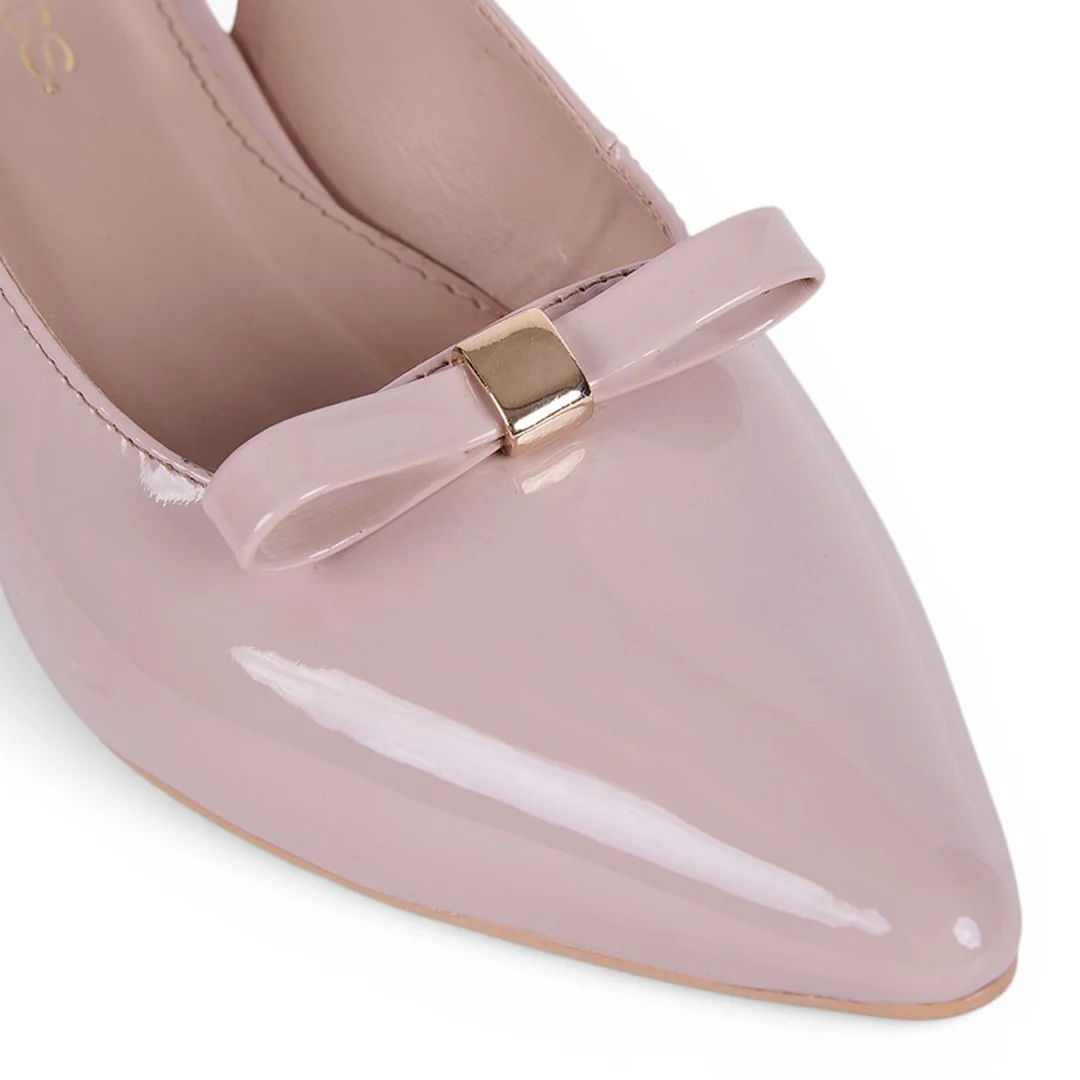 ZAPATILLA DESTALONADA CON MOÑO BEIGE 19905 - Image 6
