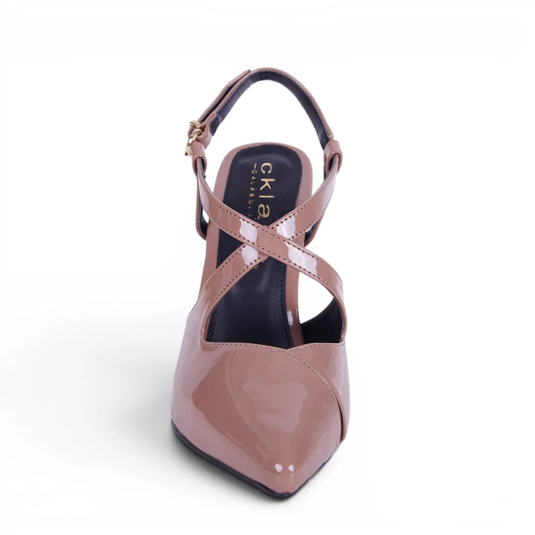ZAPATILLA DESTALONADA CON PULSERA TAUPE 03290 - Image 3