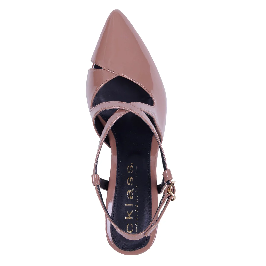 ZAPATILLA DESTALONADA CON PULSERA TAUPE 03290 - Image 4