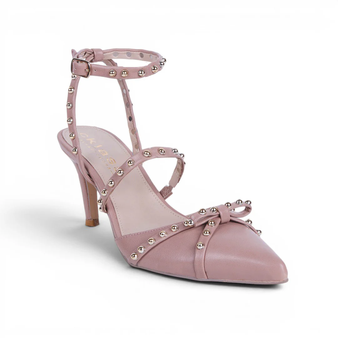 ZAPATILLA DESTALONADA CON REMACHES BEIGE 48929