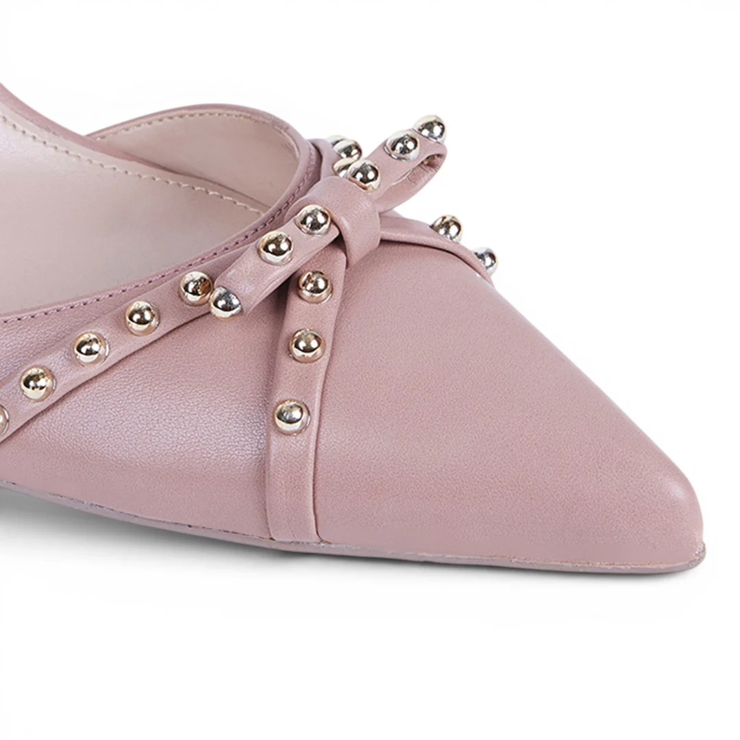 ZAPATILLA DESTALONADA CON REMACHES BEIGE 48929 - Image 6