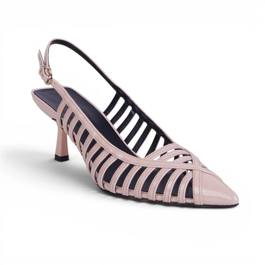 ZAPATILLA DESTALONADA DE TIRAS BEIGE 05067