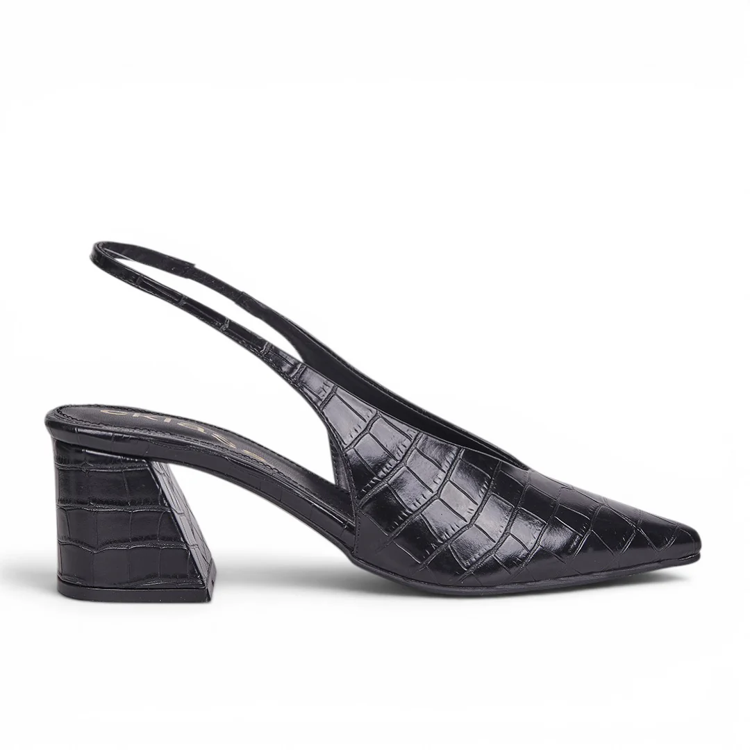 ZAPATILLA DESTALONADA TEXTURA NEGRO 22699 - Image 2