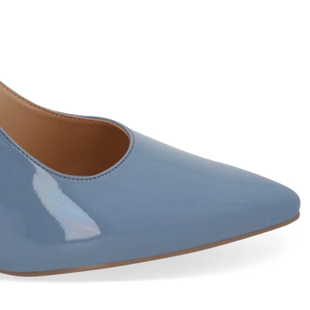 ZAPATILLA TACÓN AZUL, ROJO Y BEIGE ACABADO CHAROL 04742 - Image 18