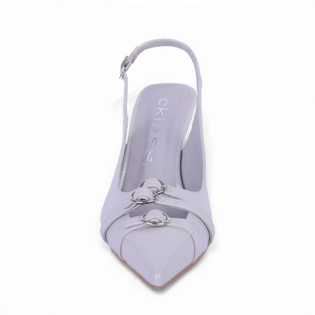 ZAPATILLA TACÓN GRIS ADORNO 24165 - Image 4