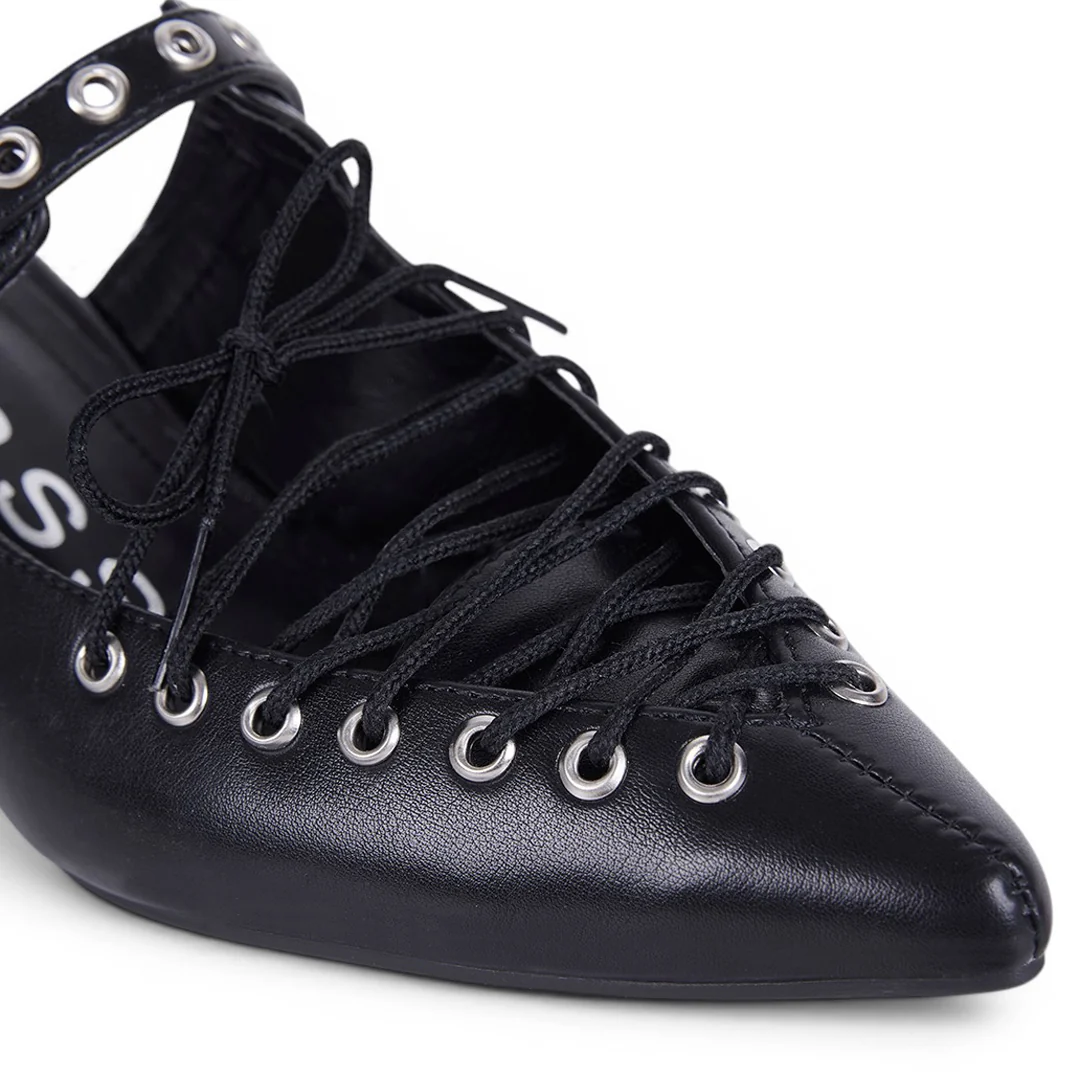 ZAPATILLA TRENDY CON AGUJETAS NEGRO 29150 - Image 6