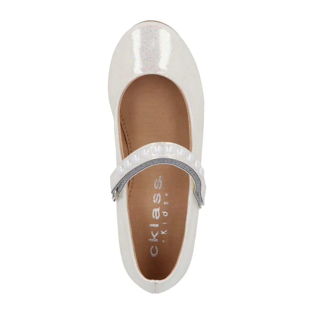 ZAPATILLA VESTIR BLANCO CON ADORNO 17243 - Image 5