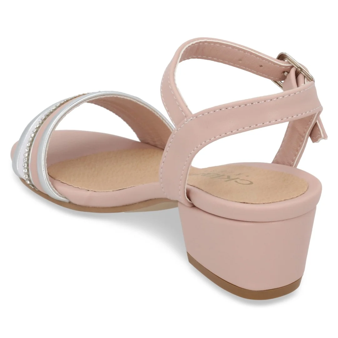 ZAPATILLA VESTIR ROSA CON ADORNO 14215 - Image 3